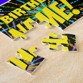 36e verjaardag: Fun, kleurrijk gevuurwerk Legpuzzel (Zijkant)