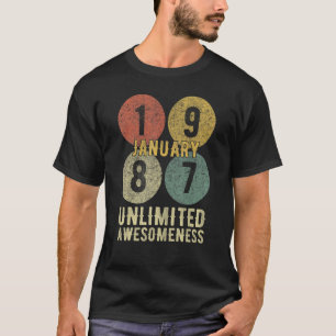 36e verjaardag Idee 36 jaar oud voor mannen en vro T-shirt