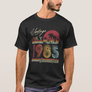 36e verjaardag juli 1985 36 jaar quarantaine t-shirt