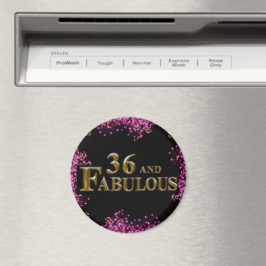 36e verjaardag magneet (Insitu (Vaatwasser))