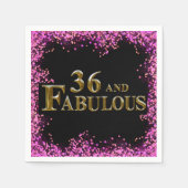36e verjaardag servet (Voorkant)
