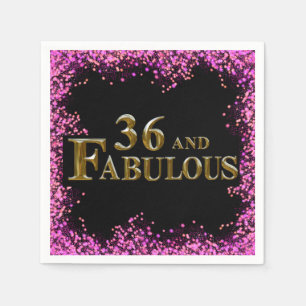 36e verjaardag servet