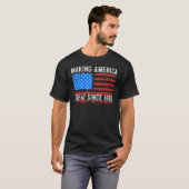 36e verjaardag van Amerika geweldig sinds 1987 T-shirt (Voorkant volledig)