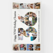 36e verpartij Cijfer 36 Fotocollage Spandoek (Verticaal)