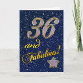 36ste verjaardag voor Fabelachtig iemand Kaart (Voorkant)
