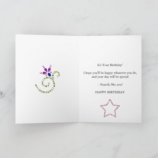 36ste verjaardag voor iemand Fabulous Kaart (Binnen)