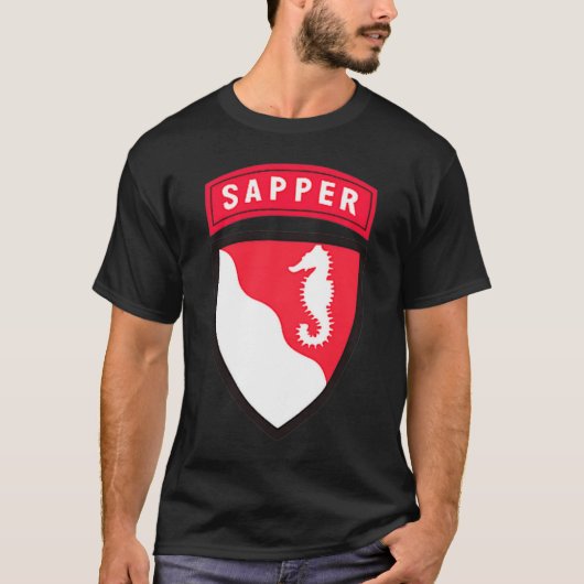 36th Engineer Brigade Shirt 36th EN Shirt Sapper T (Voorkant)
