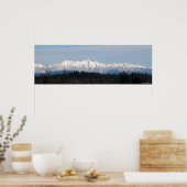 36X12 Olympisch gebergte Poster (Keuken)