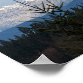 36X12 Olympisch gebergte Poster (Hoek)