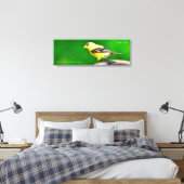36x12x1.5 Wrapped Canvas Foto Yellow Finch (Insitu (Slaapkamer))