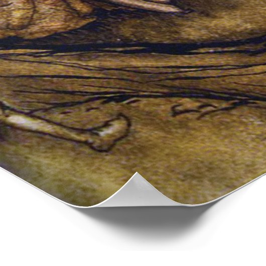 36x24 Argument van Oberon en Titania Poster (Hoek)