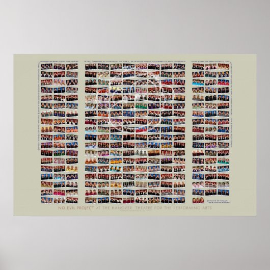 36x24 Geen Kwaad Project bij het Poster van de The (Voorkant)