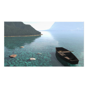 36x24" Papieren poster met "Clear Lake" afbeelding