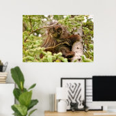36x24 Poster papier (Matte) van porcupine (Thuiskantoor)