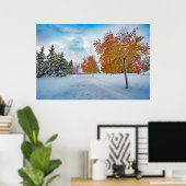 36x24 Poster voor wandelen (Thuiskantoor)