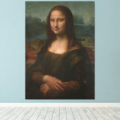 36x48 Mona Lisa Canvas Afdruk (Insitu (Houten vloer))