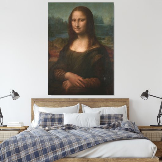 36x48 Mona Lisa Canvas Afdruk (Insitu (Slaapkamer))