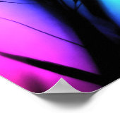 370729 RAINBOW DIGITALE BUTTERFLY REALISME ACHTERG POSTER (Hoek)