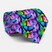 370729 RAINBOW DIGITALE BUTTERFLY REALISME ACHTERG STROPDAS (Opgerold)