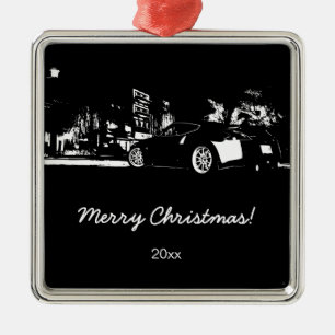370Z "Achterstand" kerstversiering Metalen Ornament