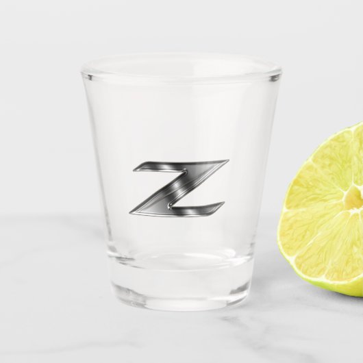 370Z chroom look shotglas Shot Glas (Voorkant)