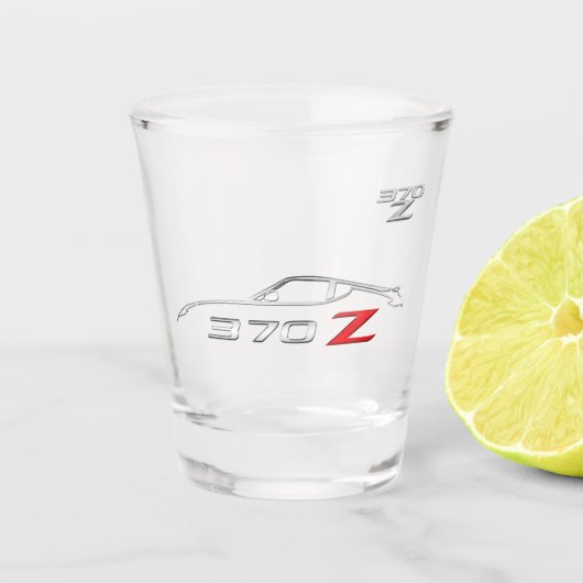 370Z sportauto shotglas Shot Glas (Voorkant)