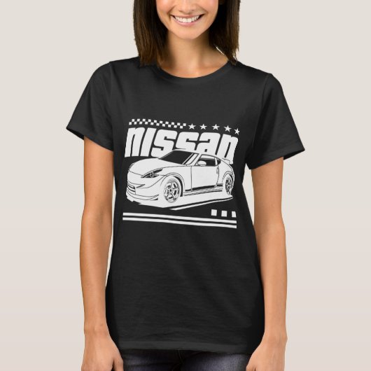 370z T-ShirtNissan nismo jdm legende wit T-shirt (Voorkant)