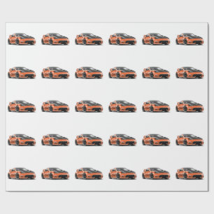 370z tekening cadeaupapier