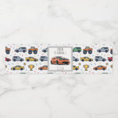 370z tekening jdm autoliefhebbers waterfles etiket (Enkel label)