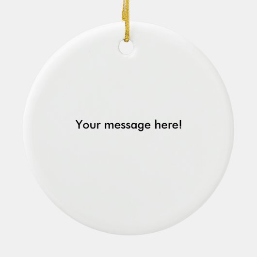 370Z zwarte penseelstreek Keramisch Ornament (Achterkant)