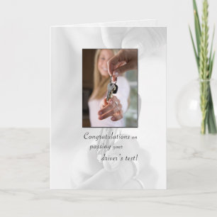 3715 Gefeliciteerd met het behalen van het rijbewi Kaart