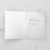 3718 Gefeliciteerd met New Car, Road Kaart (Binnen)