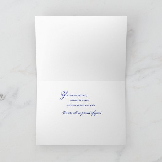 3727 Dochter Afstuderen woorden Kaart (Binnen)