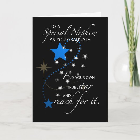 3729 de Ster van de Afstuderen van de neef Kaart (Voorkant)