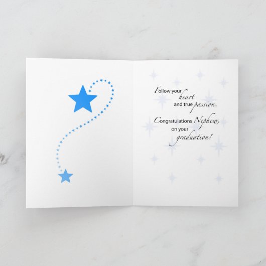 3729 de Ster van de Afstuderen van de neef Kaart (Binnen)