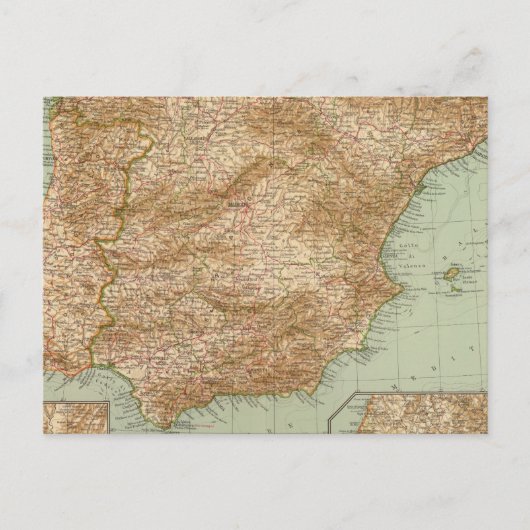3738 Spanje, Portugal Briefkaart (Voorkant)