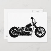 374 Chopper Bike Briefkaart (Voorkant / Achterkant)