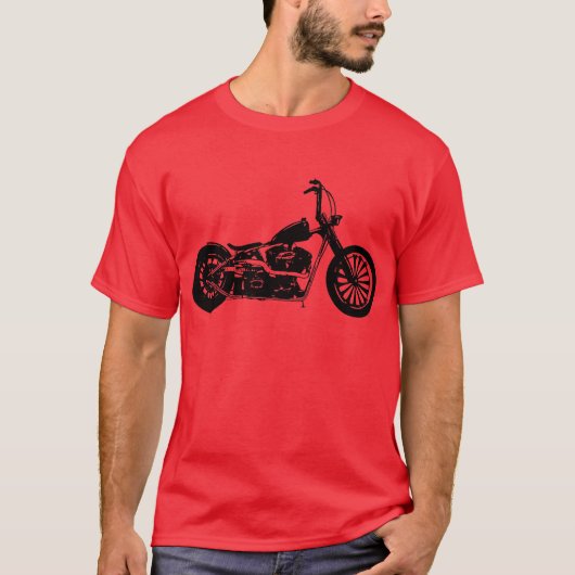 374 Chopper Bike T-shirt (Voorkant)