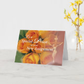 3764 zegen aan Priester op Nieuwe Taak Kaart (Gele Bloem)