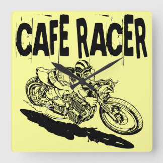 379 Cafe Racer Vierkante Klok