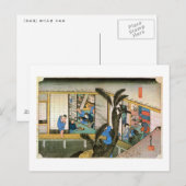 37. 赤 宿, 広 重 BRIEFKAART (Voorkant / Achterkant)