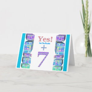 37 47 57 67 77 87 97 Years Young! Gelukkige verjaa Kaart