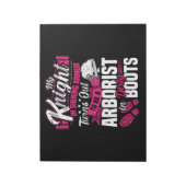 37.Arborist voor een boomtrimmer Notitieblok (Linkerzijde)