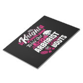 37.Arborist voor een boomtrimmer Notitieblok (Schuin)