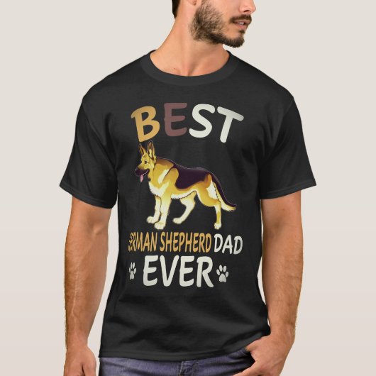 37 Beste Duitse Herders Vader Ooit Duitse Herder T-shirt (Voorkant)