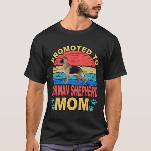 37 Bevorderd tot Duitse Herdersmoeder Duitse Herde T-shirt (Voorkant)