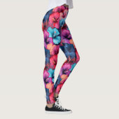 #37 Bloemen patroon Leggings (Rechts)