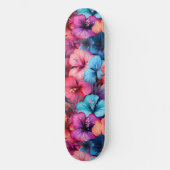 #37 Bloemen patroon Persoonlijk Skateboard (Voorkant)