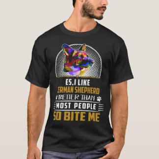 37 Es Ik Hou Meer Van Duitse Herder Dan De Meeste T-shirt