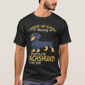 37 Ik word elke ochtend wakker met een takshond na T-shirt